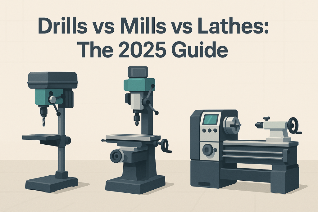 drills-vs-mills-vs-lathes-featured-image - Wurth Machinery