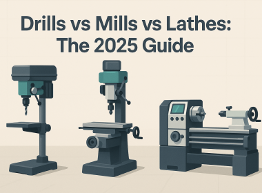 Drills vs Mills vs Lathes-2025 Guide