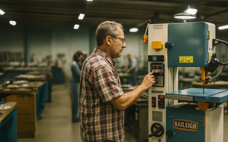 Baileigh BSV-12VS-V2 1 HP Vertical Band Saw, 120V