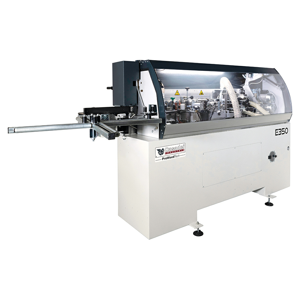Casadei E350PM Automatic Edgebander with Hot Melt Glue Pot (EVA)/Chain Panel Feeding and Pre-Milling