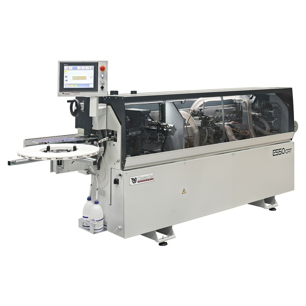Casadei E550T Automatic Edgebander with Hybrid Superior Hot Melt (EVA)/PUR Polyurethanic