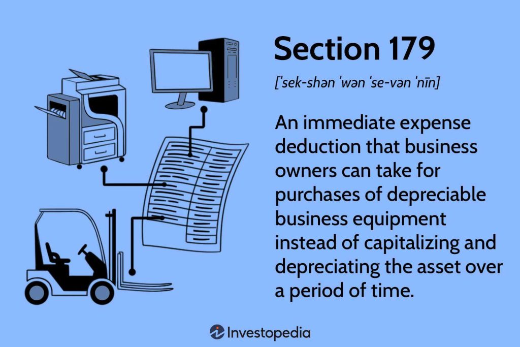 Section 179 expensing for shop owners buying machines