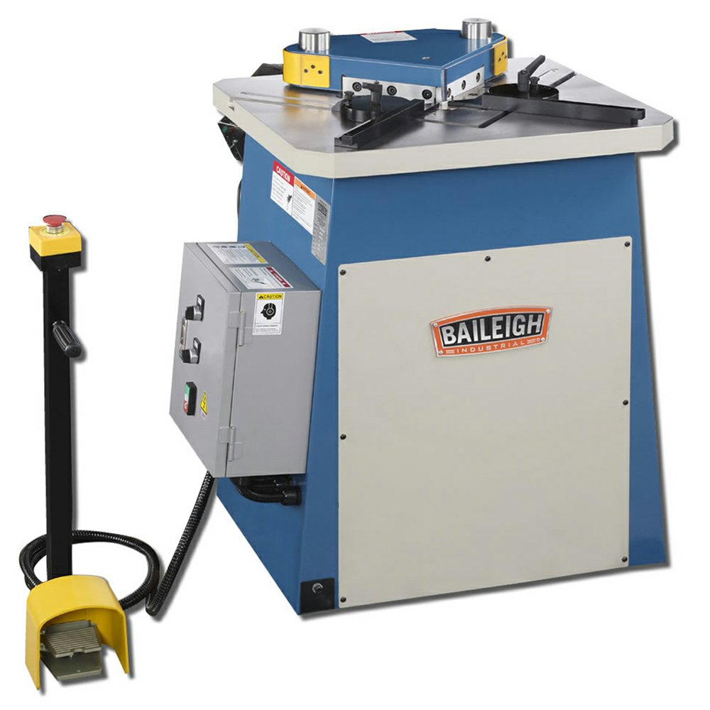 Baileigh SN-F09-MS 3 HP Sheet Metal Corner Notcher, 3 Phase/220V/440V