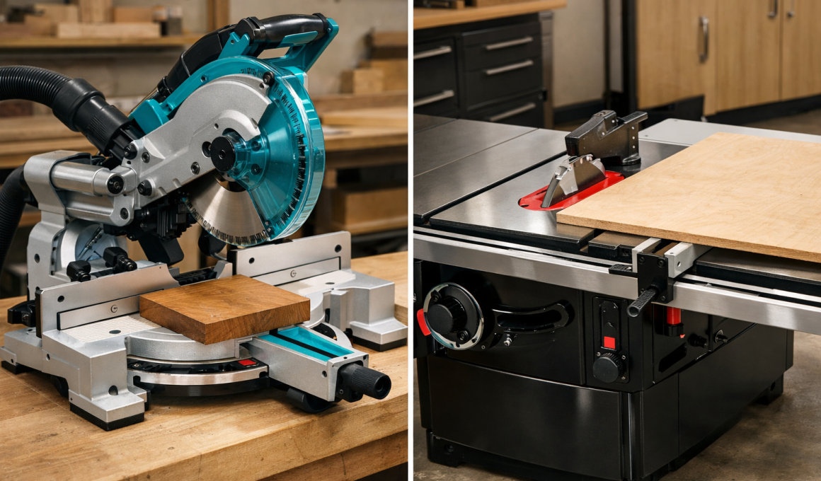 Miter Saw vs Table Saw