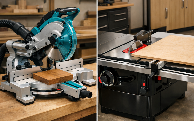 Miter Saw vs Table Saw