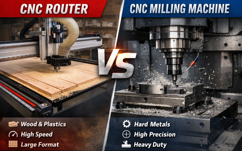 CNC Router vs Milling Machine