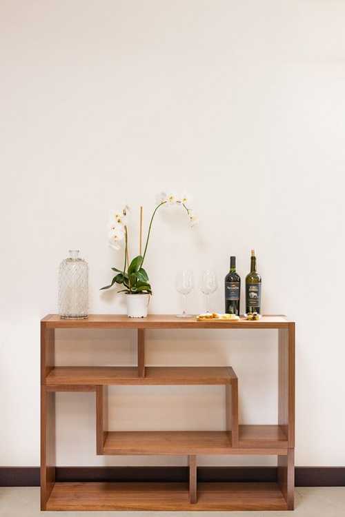 shelf-1 - Wurth Machinery designer side table with geometric design